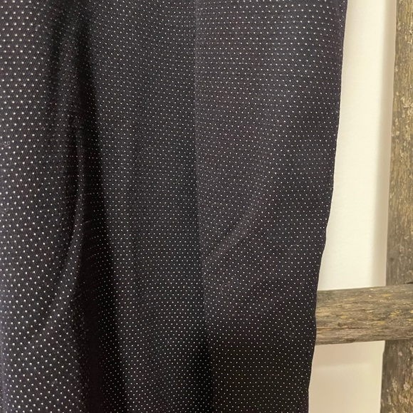 H&M Navy Blue Polka Dot Women’s Slacks - Picture 5 of 10